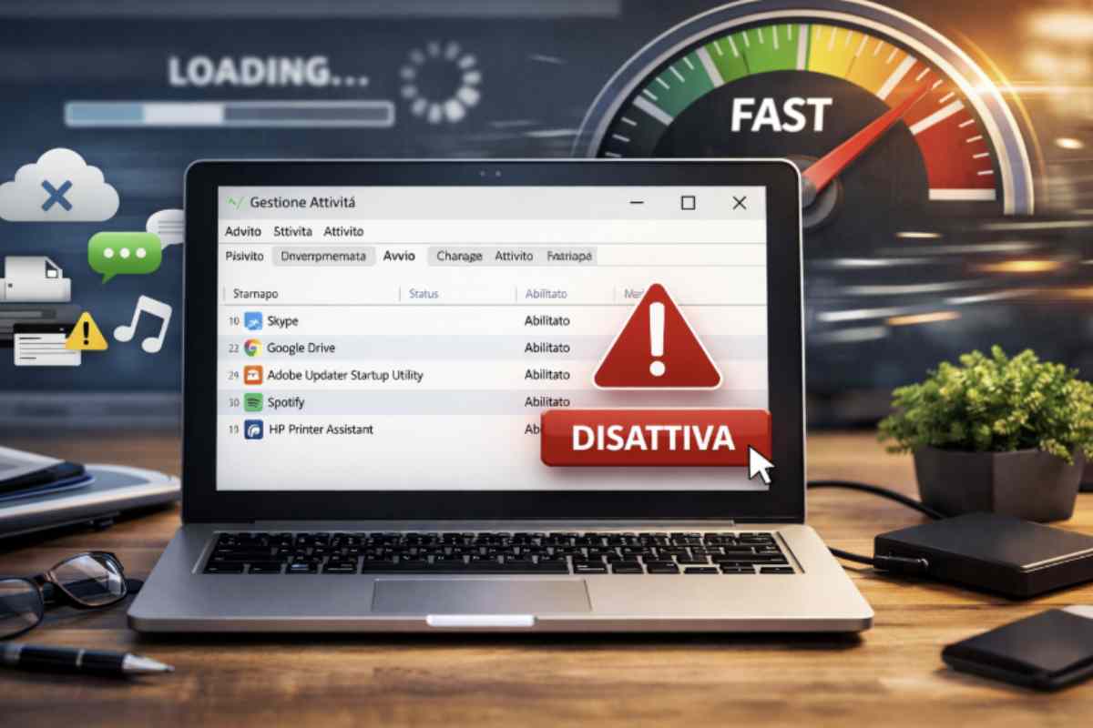 Questi software non solo rallentano il sistema, ma possono anche ridurre le prestazioni generali del PC. Disattivare quelli superflui